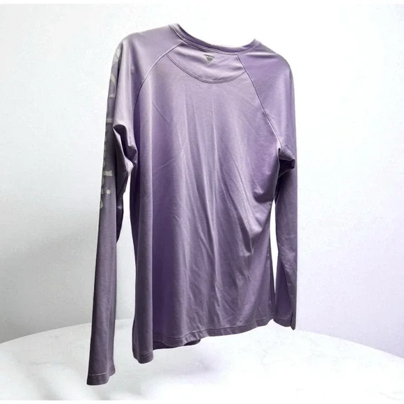 Columbia PFG Omni-Shade Base Layer Long Sleeve Shirt Top Lavender Women's Size L - Picture 2 of 7